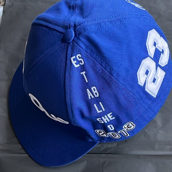 Off white blue baseball cap with logo size medium…Brand new - Picture 5 of 7